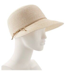NEW Women’s Woven Braid Face Framer Sunhat UV Protection, Packable